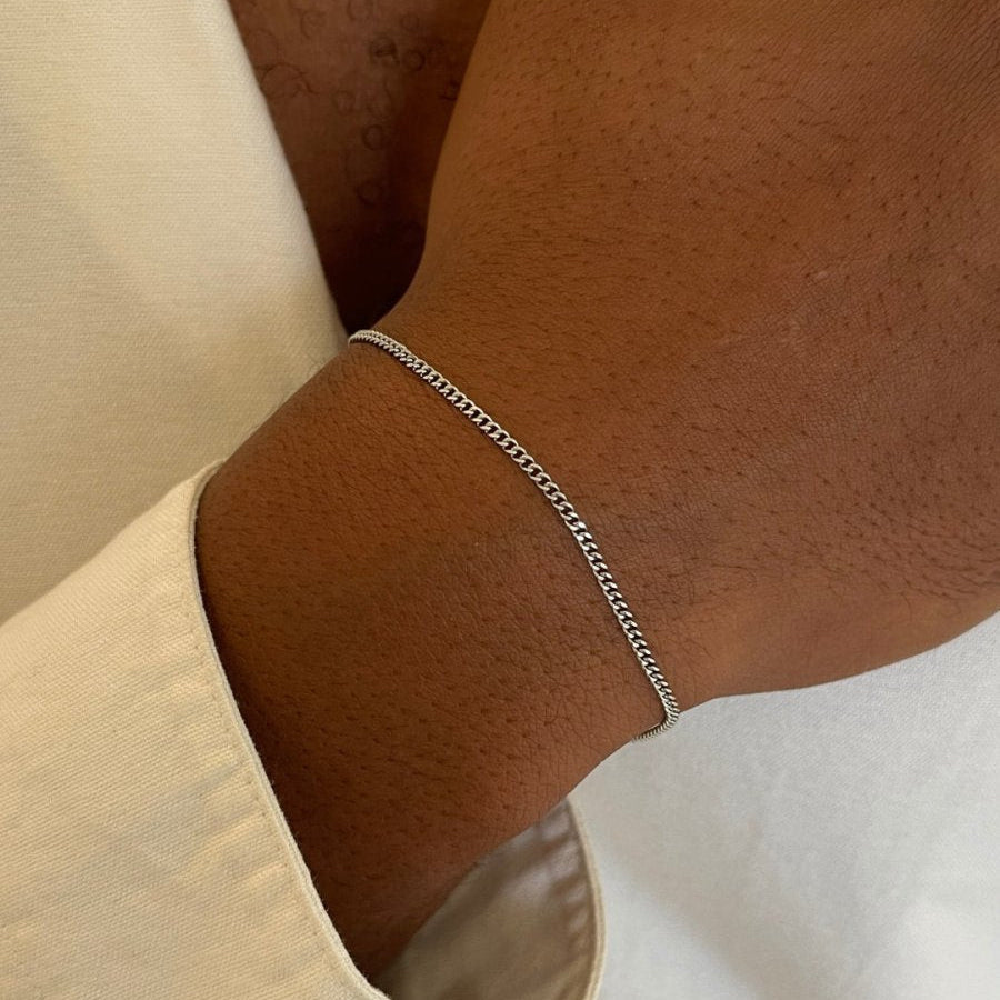 VORO® Cuban Bracelet 1.8MM · Silver