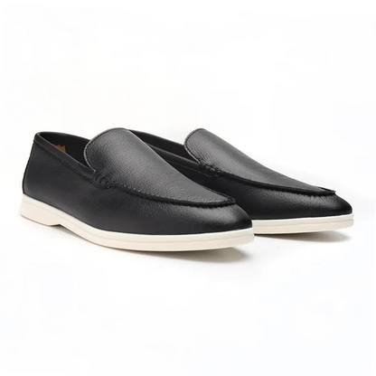 VORO Cowhide Leather Loafers