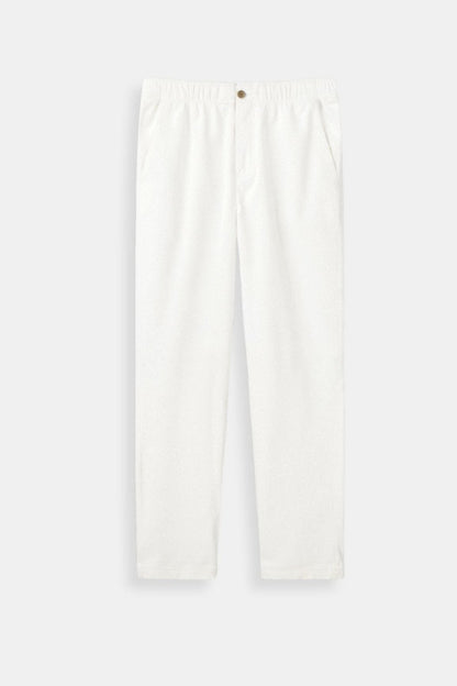 VORO Regular Fit Linen Loose Pants
