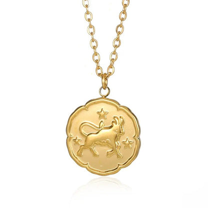 VORO - Zodiac Sign Necklace - Gold