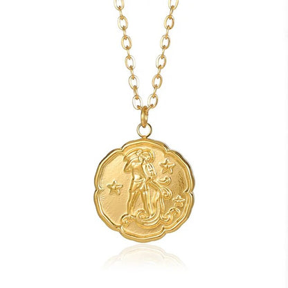 VORO - Zodiac Sign Necklace - Gold