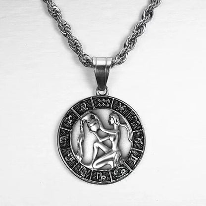 VORO- Zodiac Sign Necklace - Silver