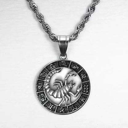 VORO- Zodiac Sign Necklace - Silver