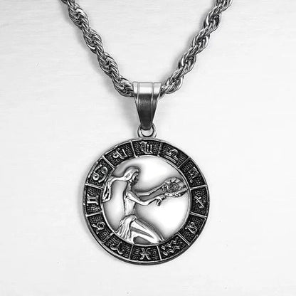 VORO- Zodiac Sign Necklace - Silver