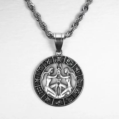 VORO- Zodiac Sign Necklace - Silver