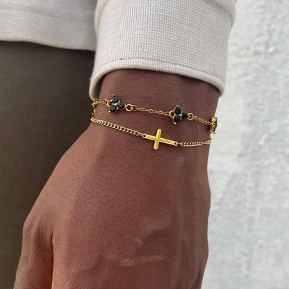 VORO® Cross Bracelet · 18K Gold