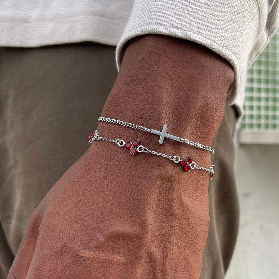 VORO® Cross Bracelet · Silver
