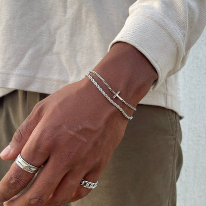 VORO® Cross Bracelet · Silver
