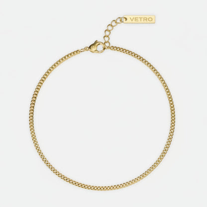 VORO® Cuban Bracelet 1.8MM · 18K Gold