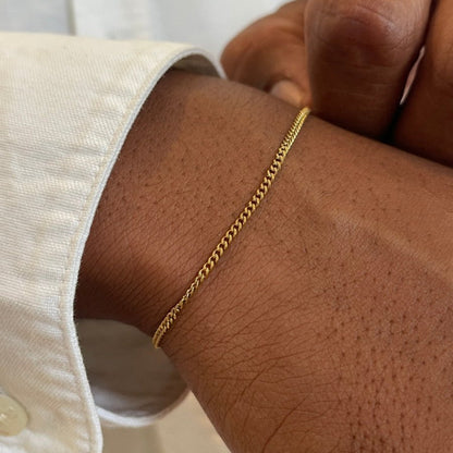 VORO® Cuban Bracelet 1.8MM · 18K Gold