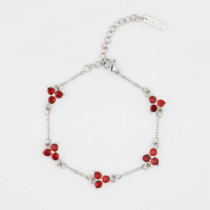 VORO® Red Clover Bracelet · Silver