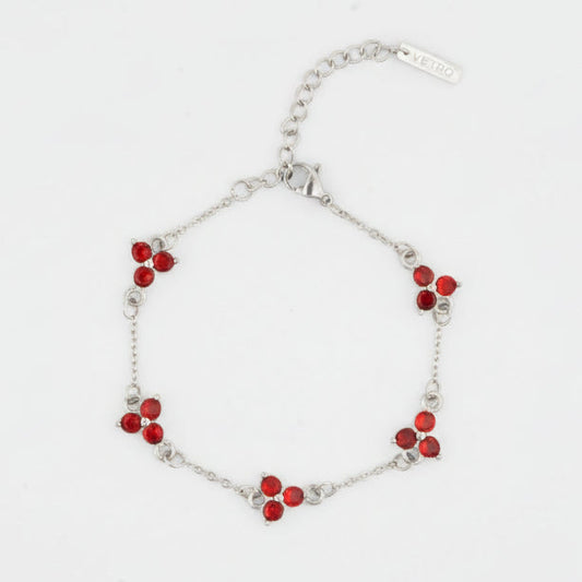 VORO® Red Clover Bracelet · Silver